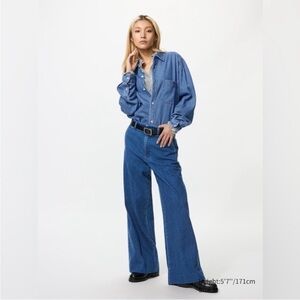 Abercrombie and Finch the loose high-rise curve love size 27 trouser style